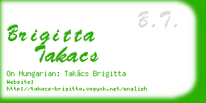 brigitta takacs business card